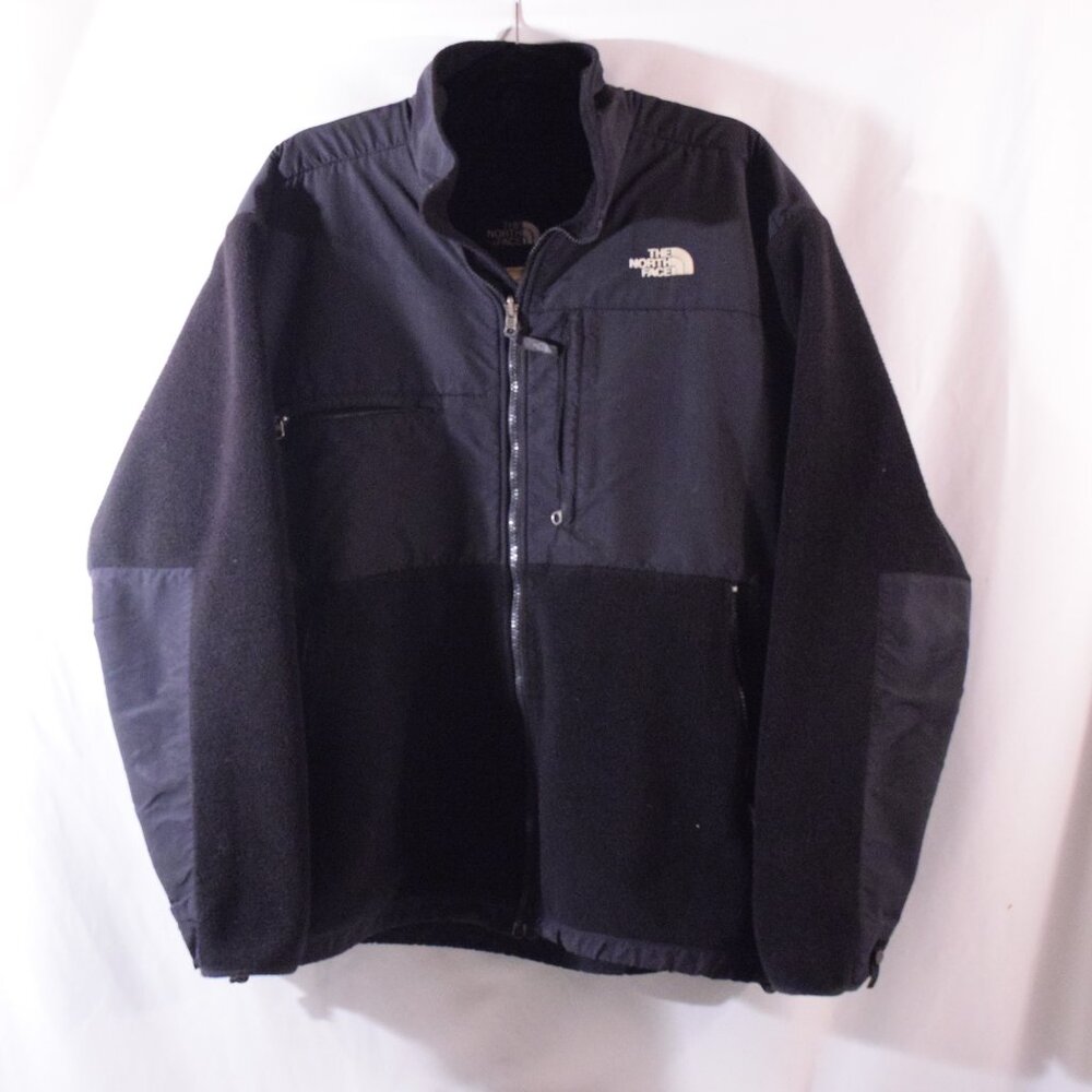 The North Face Denali Jacket Mens XLarge Black Fleece Full Zip Polartec Gorpcore